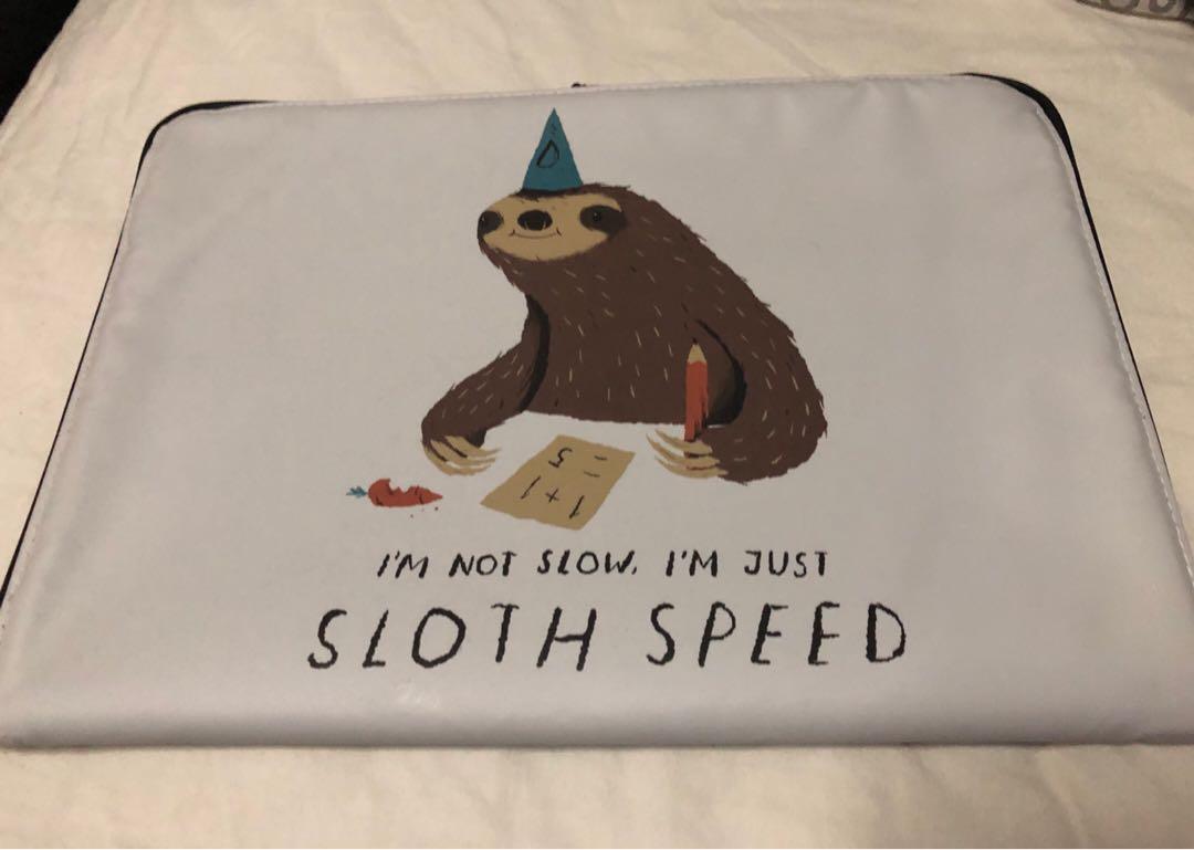 sloth laptop sleeve