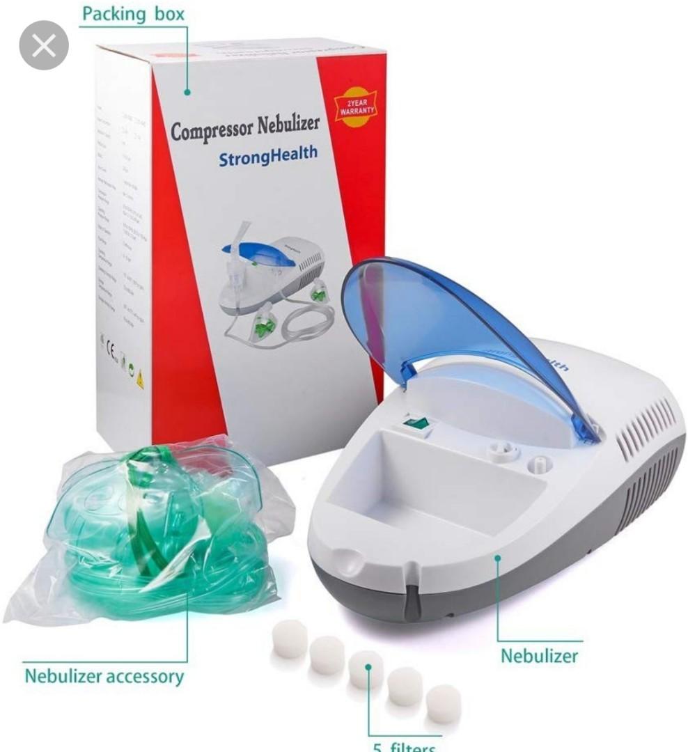 Strong health compressor nebulizer, Everything Else on Carousell
