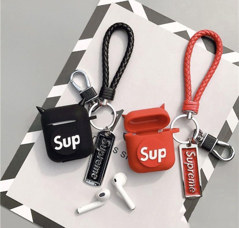 supreme airpod case real