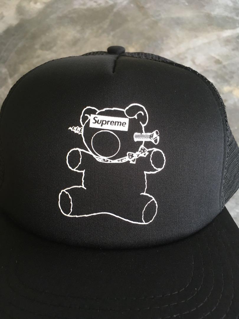 supreme undercover bear cap 黒 - 帽子