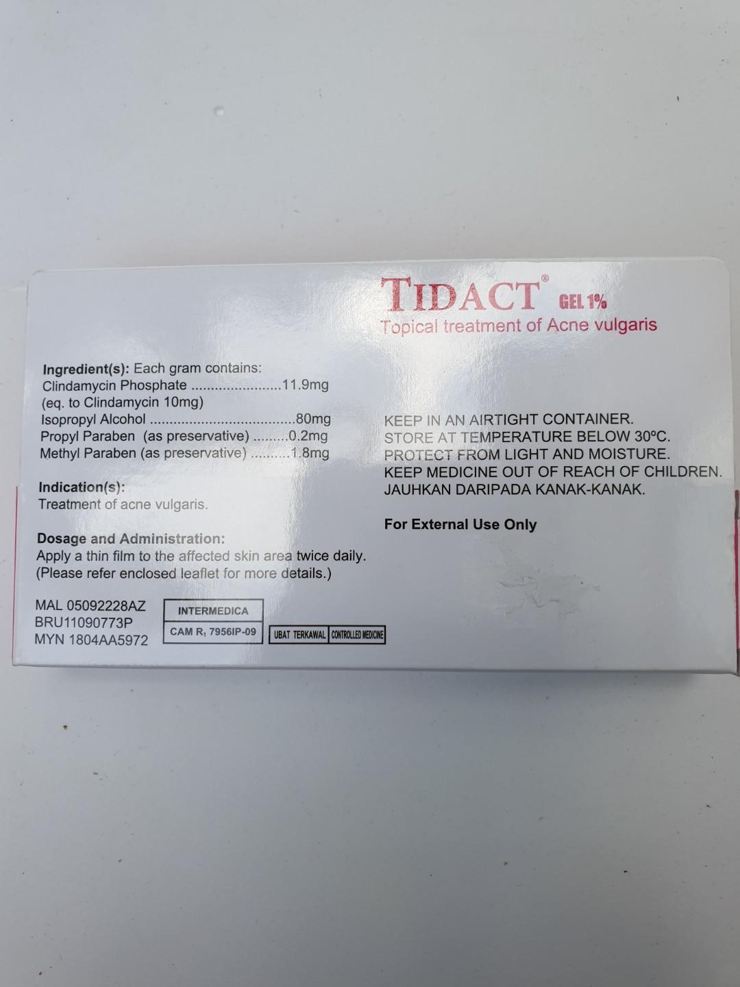 TIDACT GEL 1, Beauty & Personal Care, Bath & Body, Body Care on Carousell