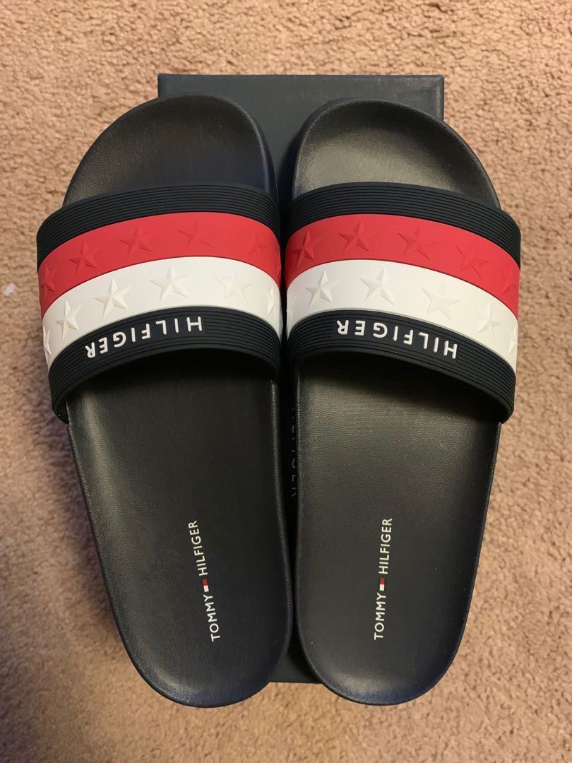 Tommy Hilfiger Slides Sandals For Women Size 7, Women's Fashion, Footwear,  Flats u0026 Sandals on Carousell