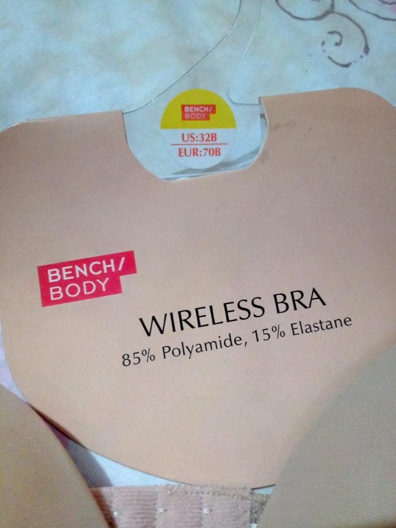 UNUSED Bench Wireless Bra Nude, Women's Fashion, Activewear on