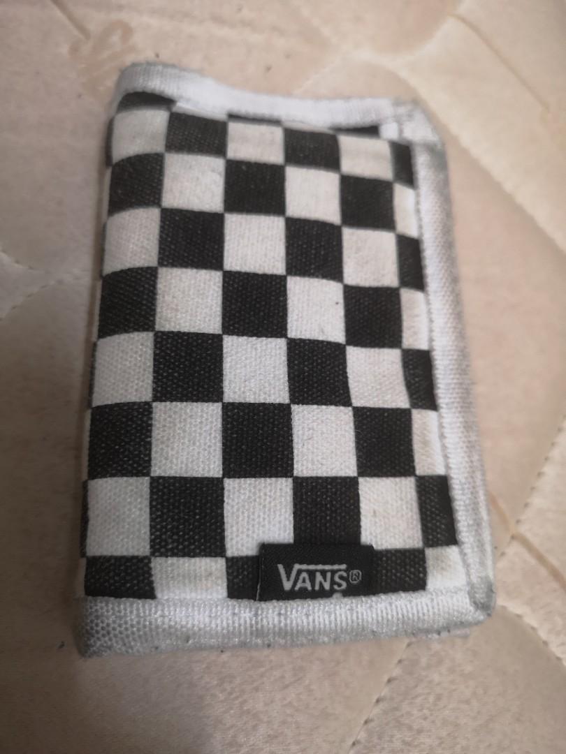 vans checkered wallet