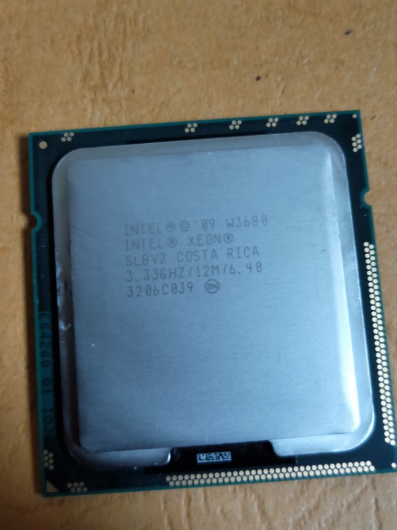 W3680 Unlocked Multiplier CPU Lga1366, Computers & Tech, Parts & Accessories, Computer Parts on