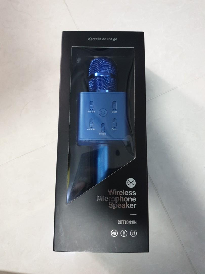 cotton on wireless microphone speaker
