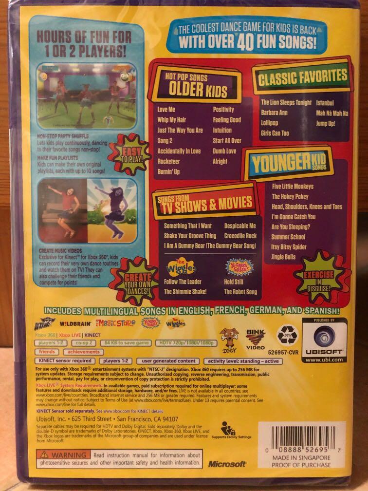 Xbox360 Just Dance Kids 2 Requires Kinect Toys Games Video