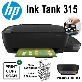 Hp Ink Tank 315 All in One Printer