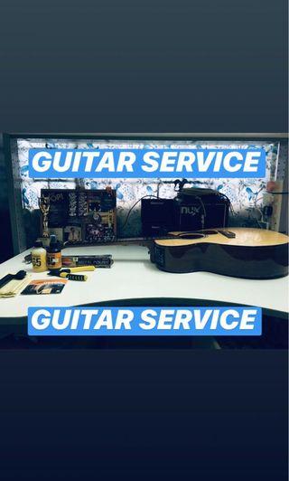 Guitar Setup/Restring/Cleaning/Others