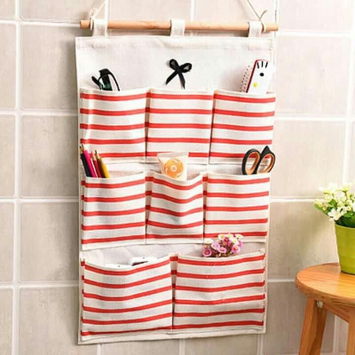8 pockets wall hang storage (Category: Storage Boxes & Baskets) located in Quezon City. Submitted by rigelsfashiononline (Listing ID 240719102, Image 2). Description: 8 pockets wall hang storag Php 200.