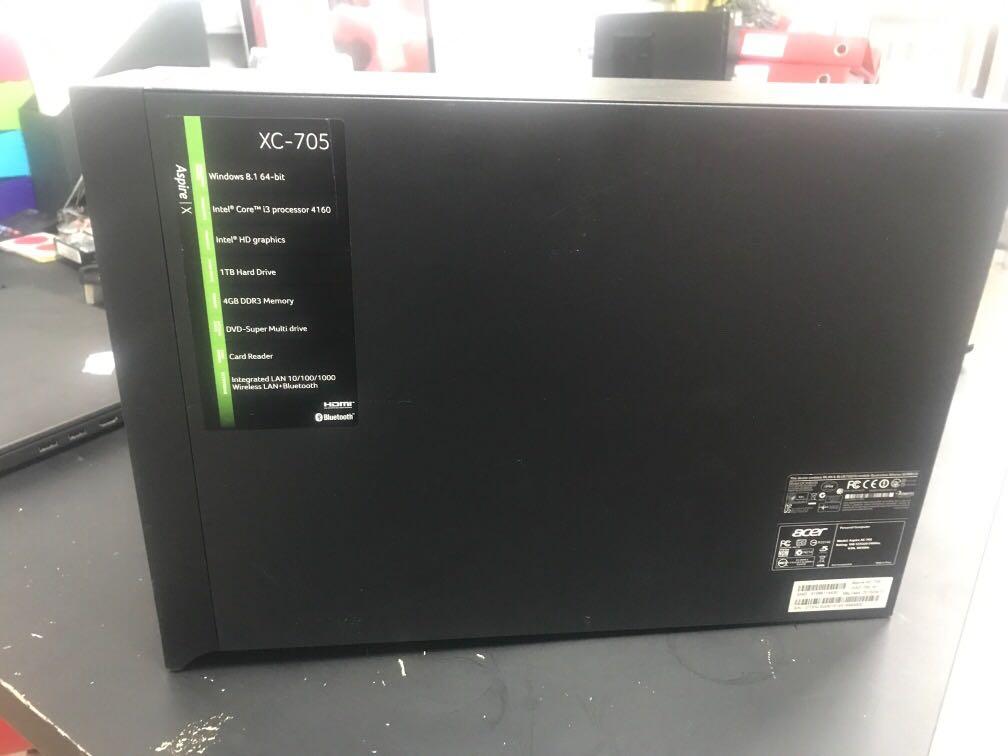 Riet ik heb dorst raket Acer Aspire XC-705 (Brand new Condition), Computers & Tech, Parts &  Accessories, Computer Parts on Carousell