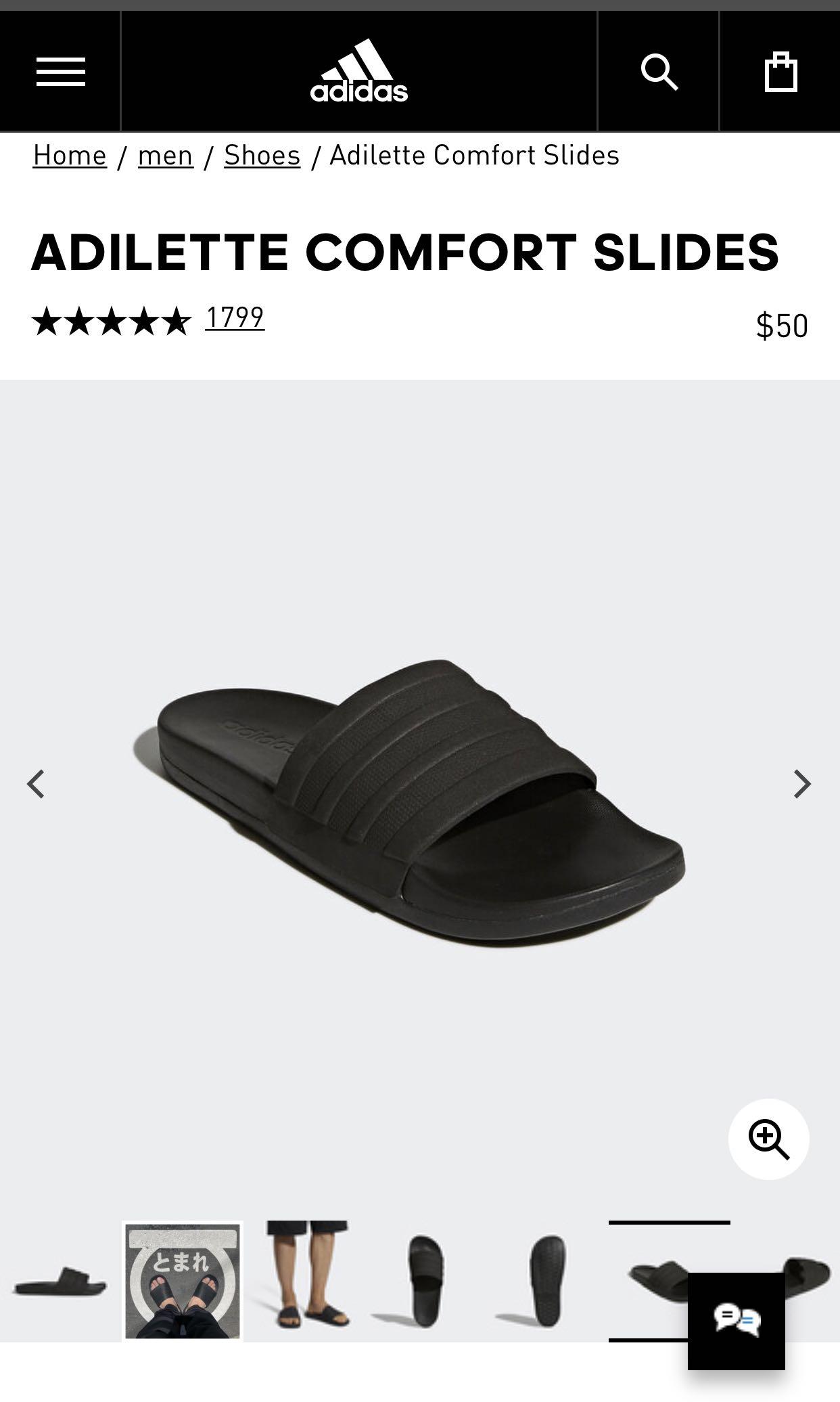 adilette cloudfoam slides black