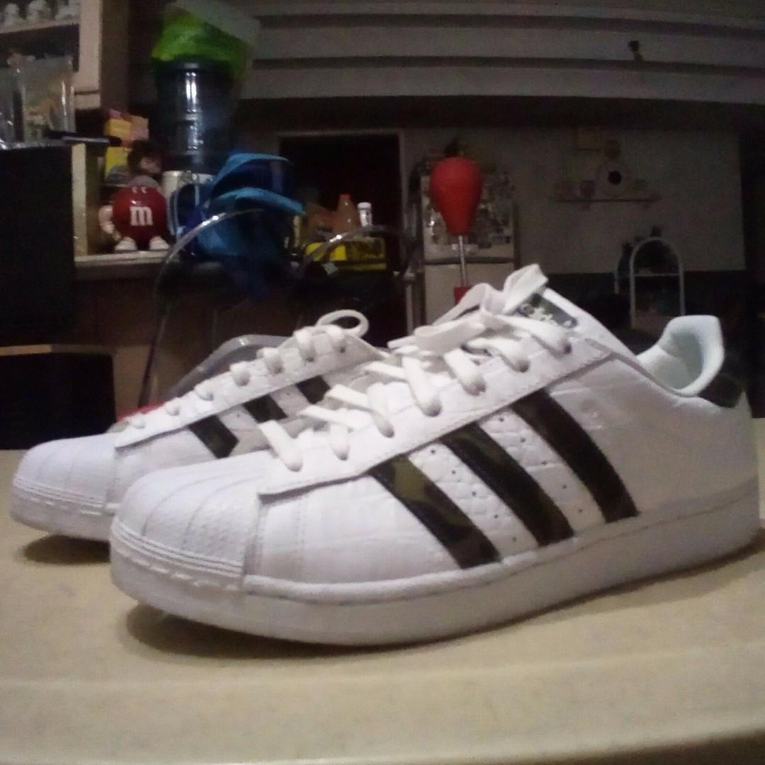 Adidas Superstar Camo Stripes Gator Skin sz.10 Limited Very