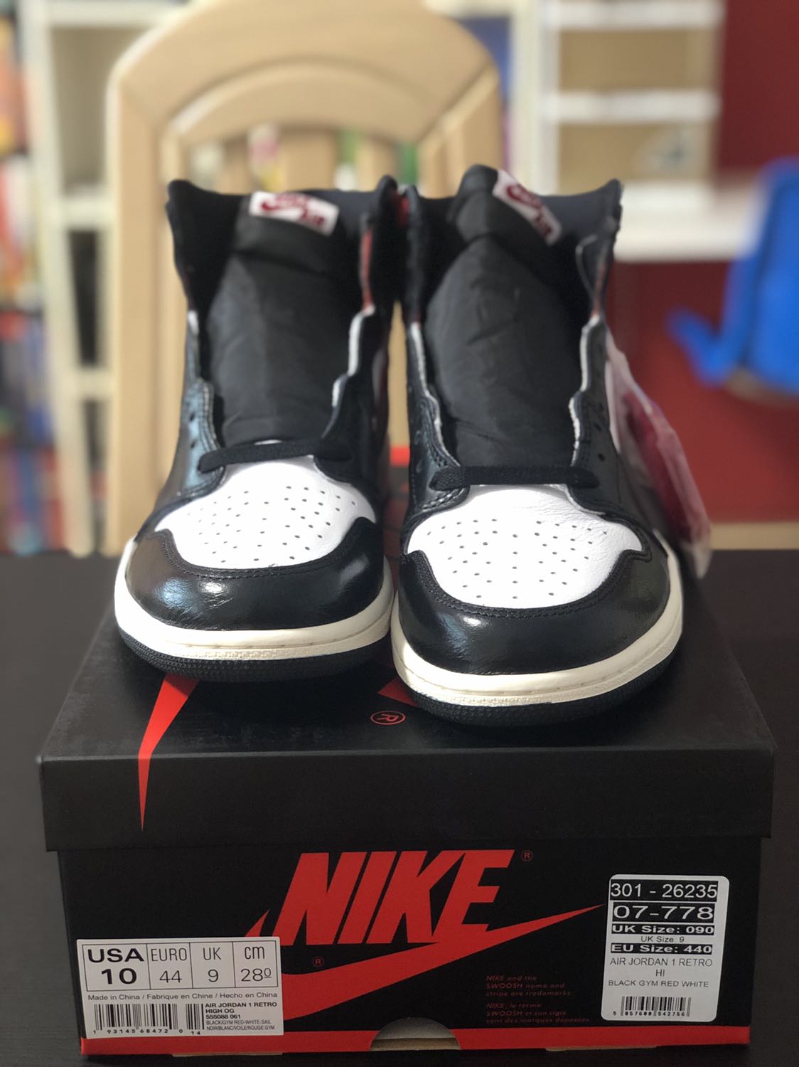 jordan 1 gym red size 9