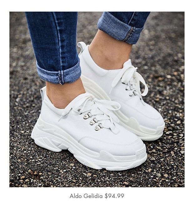 ALDO Gelidia White Sneakers, Women's 