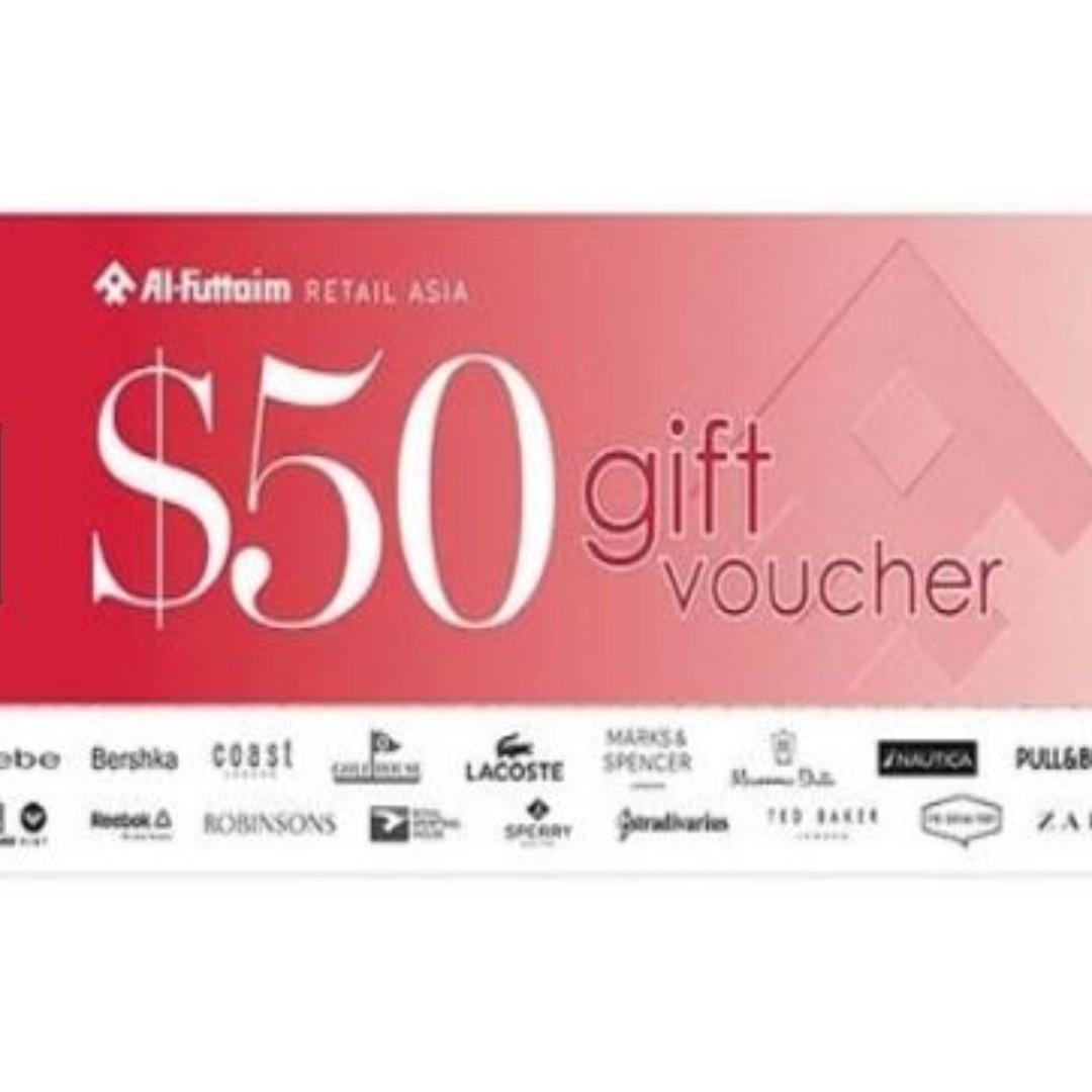 Al Futtaim 100 Gift Card Robinsons Zara Ted Baker And More Entertainment Gift Cards Vouchers On Carousell