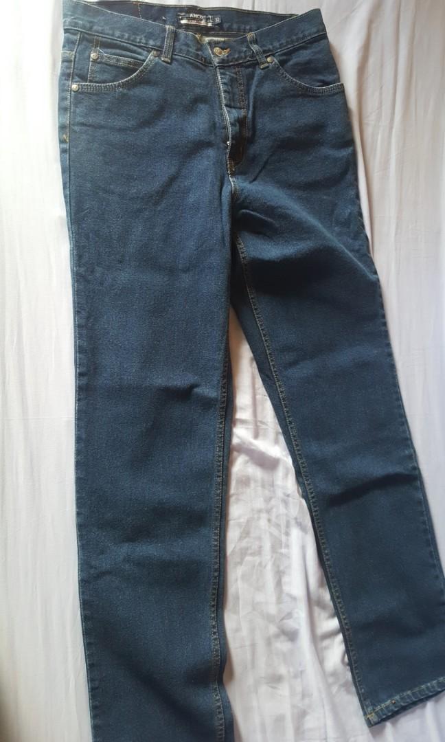 Amco Jeans Sz 32 Straight Cut, Men's Fashion, Bottoms, Jeans on Carousell