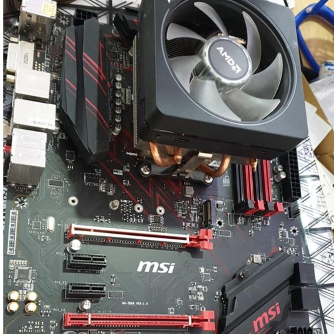 Amd Ryzen 7 2700x Msi B450 Gaming Plus Motherboard Electronics Computer Parts Accessories On Carousell