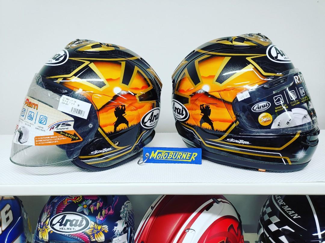 Arai helmets VZ RAM Pedrosa Samurai (Category: Motorcycle Apparel) located in Singapore. Submitted by stellar_motoburner (Listing ID 240773054, Image 2). Description: Only s size. No other sizes.