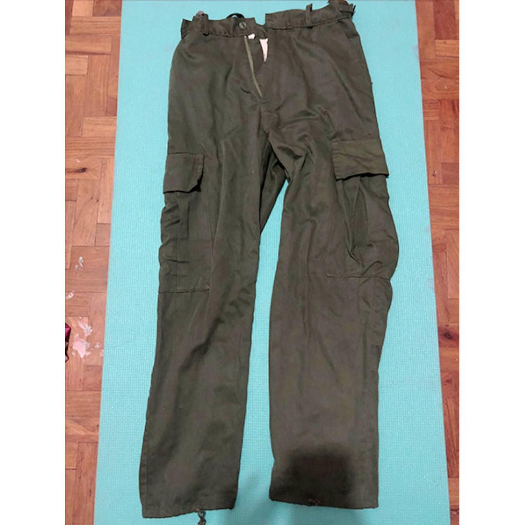 army green cargo pants women