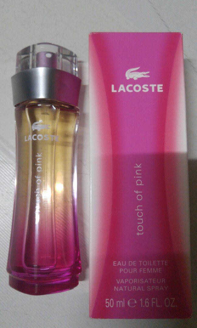 lacoste touch of pink fake