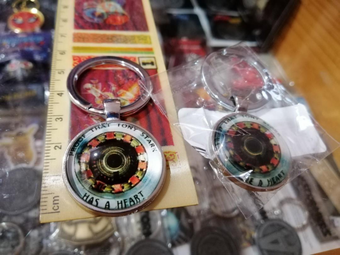 Avengers Ironman Arc Reactor Keychain 01, Hobbies & Toys, Toys & Games ...