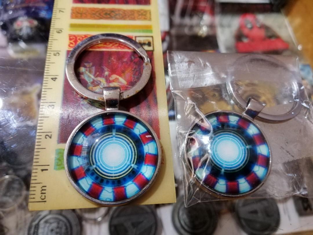 Avengers IronMan Arc Reactor Keychain 02, Hobbies & Toys, Toys & Games ...
