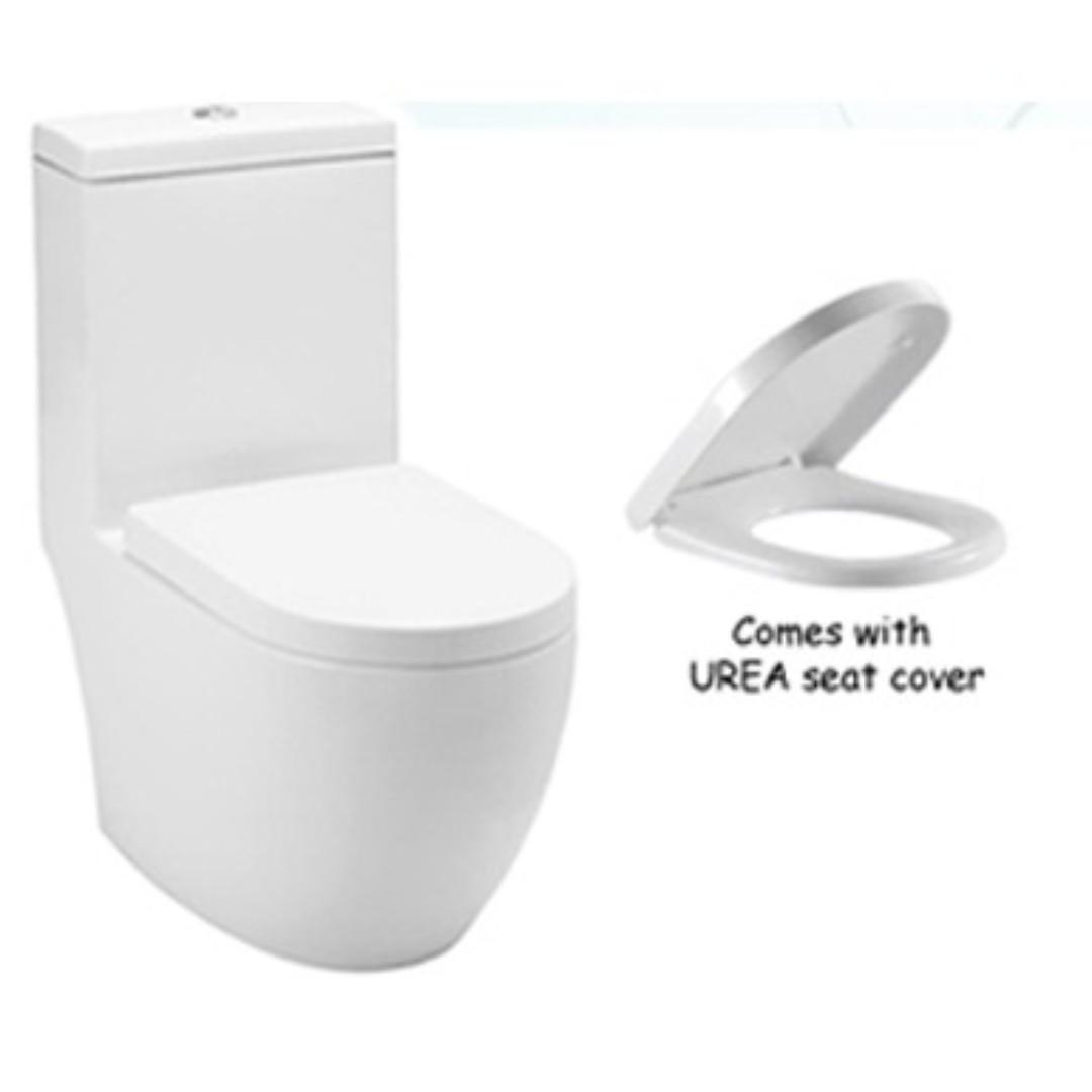 Bathroom Toilet Bowl Baron WC + Designer Basin Combo Package, Furniture & Home Living, Bathroom
