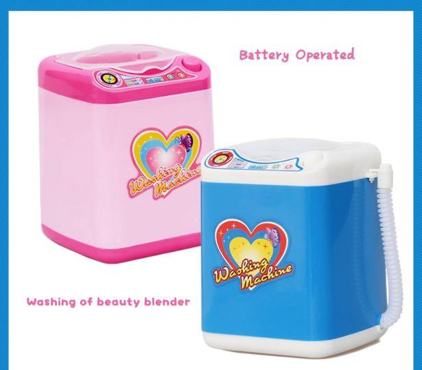 barbie washing machine beauty blender