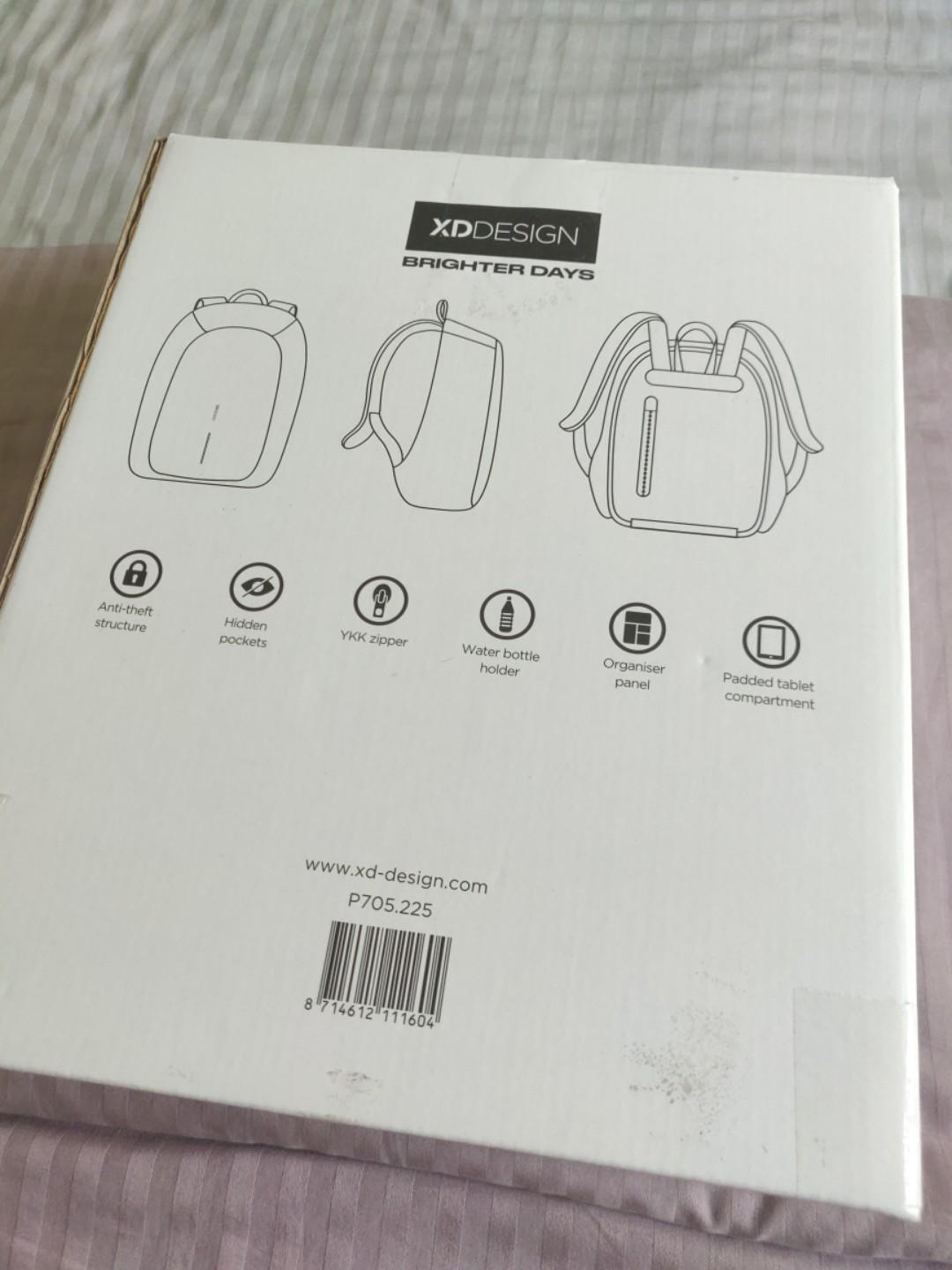 Bobby Elle Antitheft Lady Backpack XDDesign, Women's Fashion, Bags