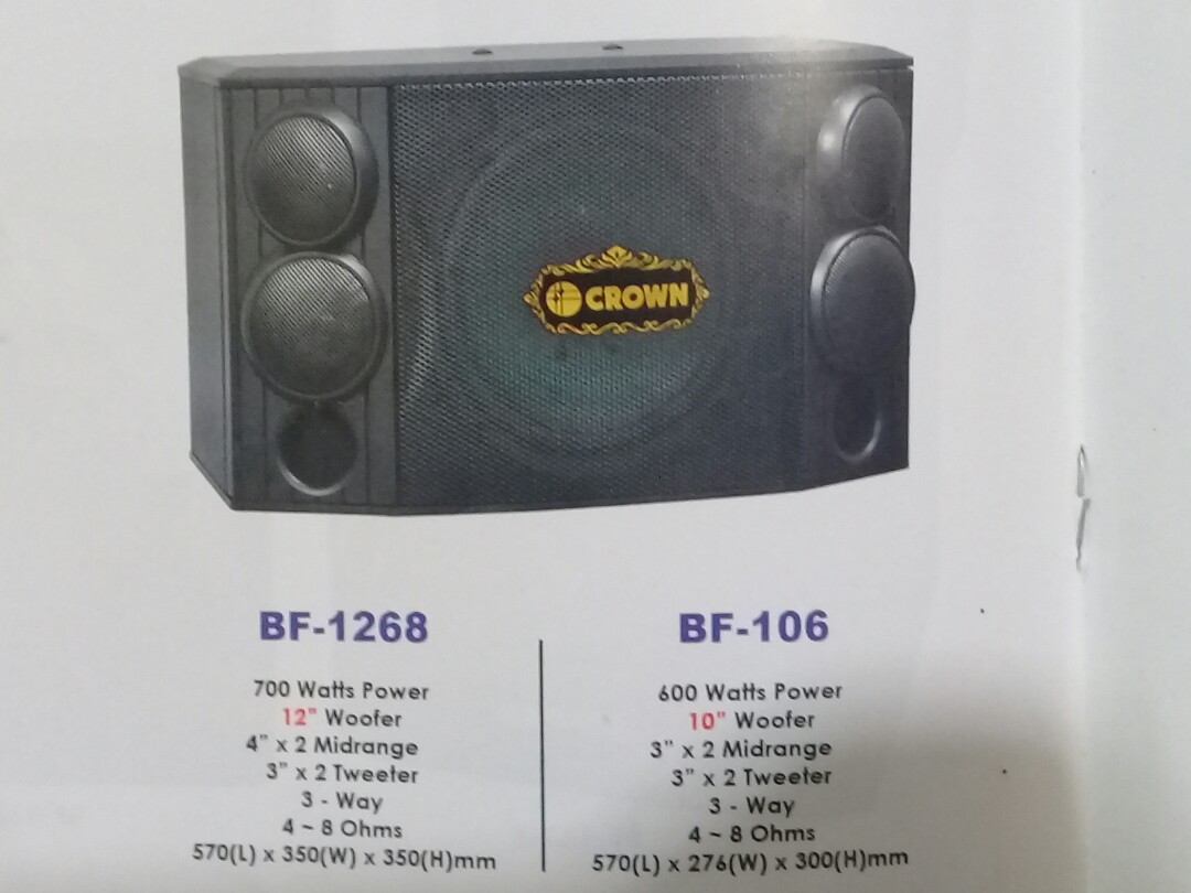 crown tweeter 300 watts