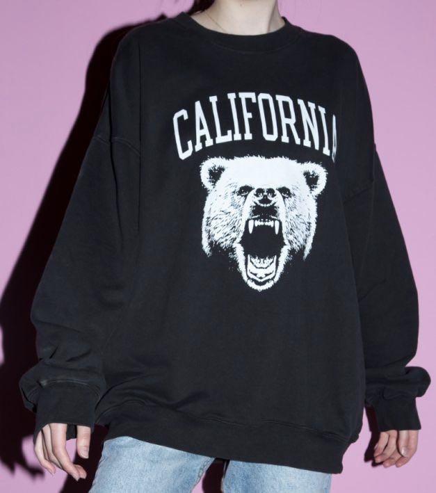 Brandy melville ca bear sweatshirt clearance