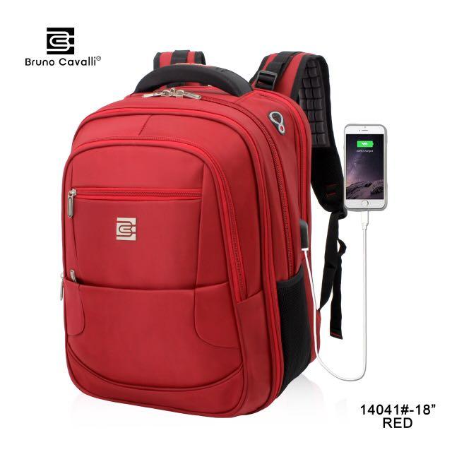 bruno cavalli laptop backpack