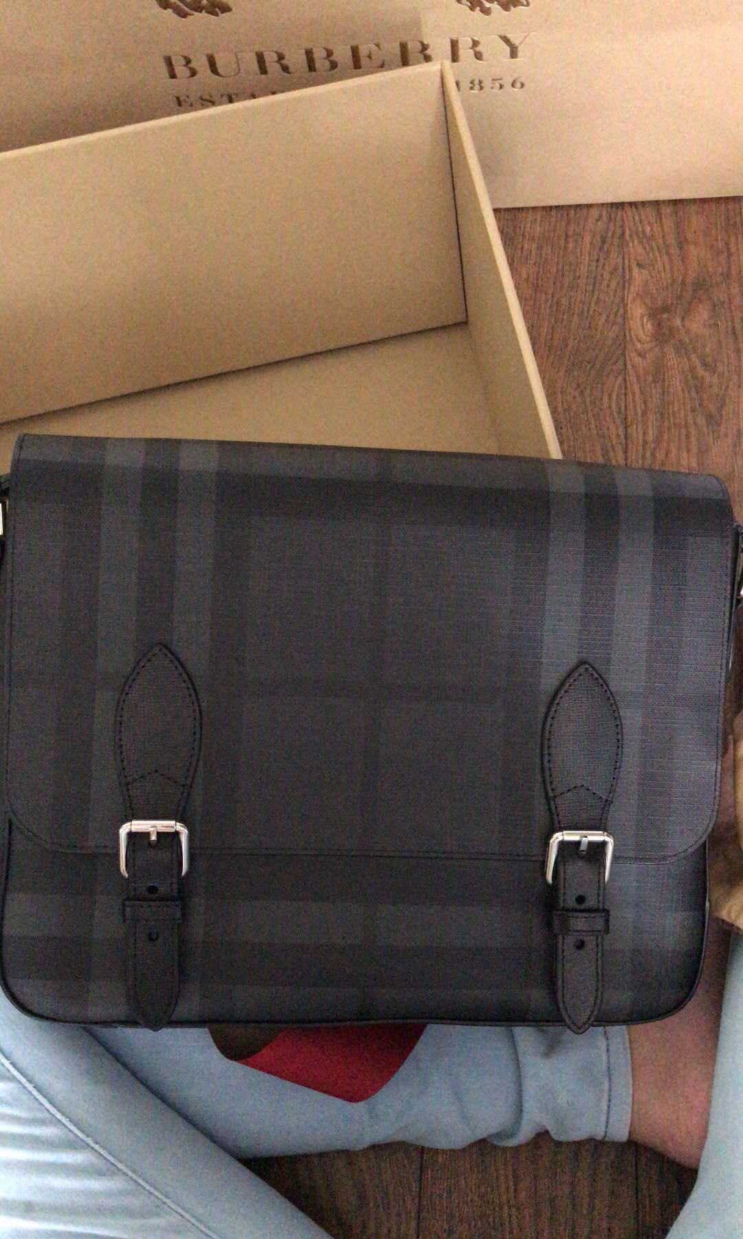 burberry blue bag