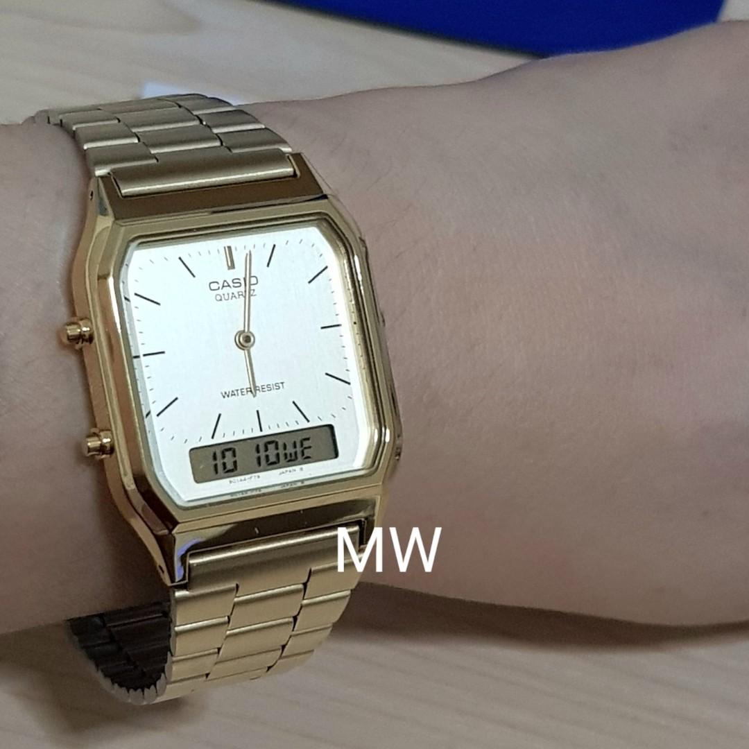 Casio aq230 gold top