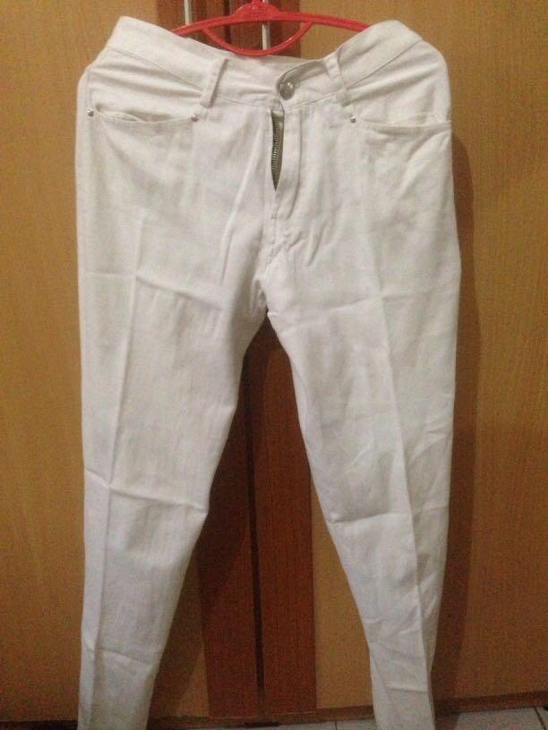 White Skinny Pants / White Skinny Jeans 