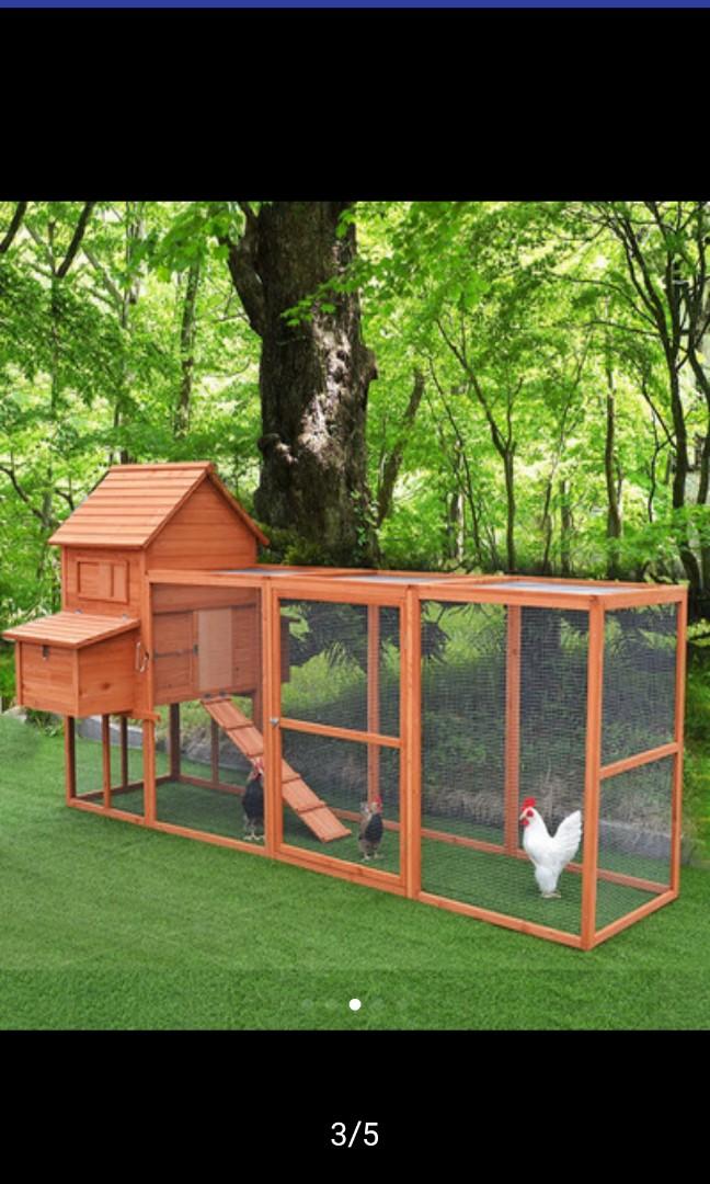 Chicken Coop Rabbit Hutch Wooden Cage Pet Supplies For Small Animals Other Supplies On Carousell
