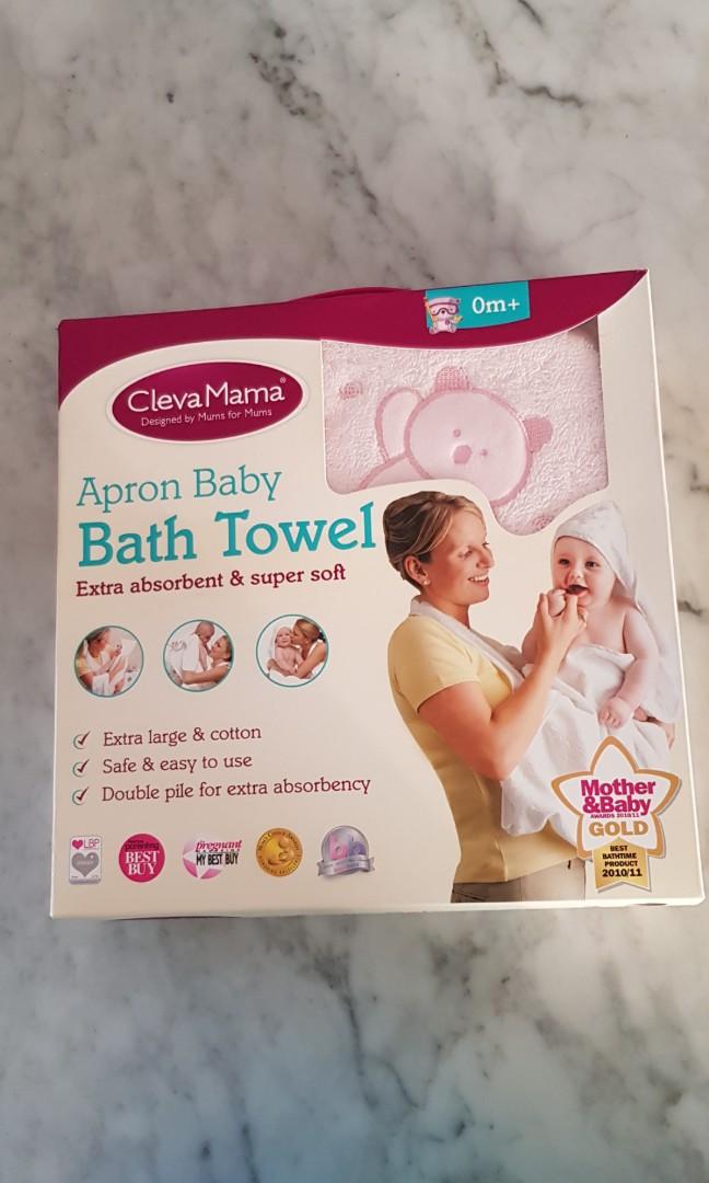 Clevamama Apron Baby Bath Towel Babies Kids Babies Apparel On Carousell