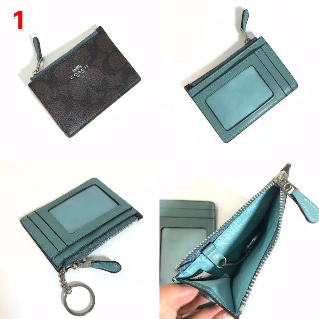 Coach windhaven card holder keychain
