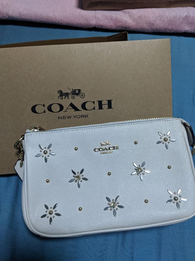Coach studded wristlet Clearance