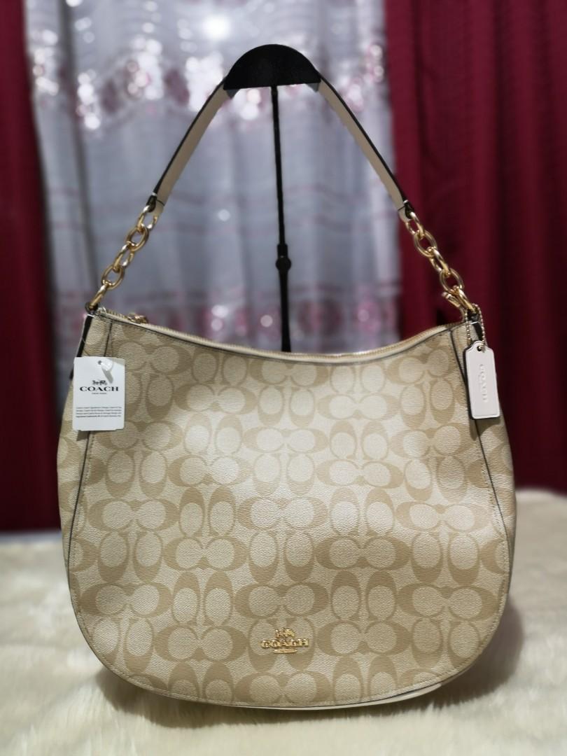 Coach elle hobo in signature canvas online