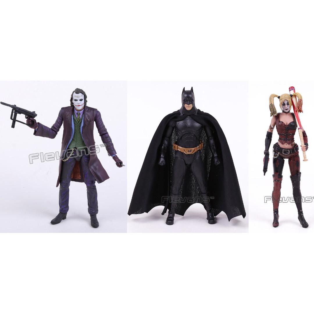 Dc Neca Batman Begins The Dark Knight Joker Arkham City