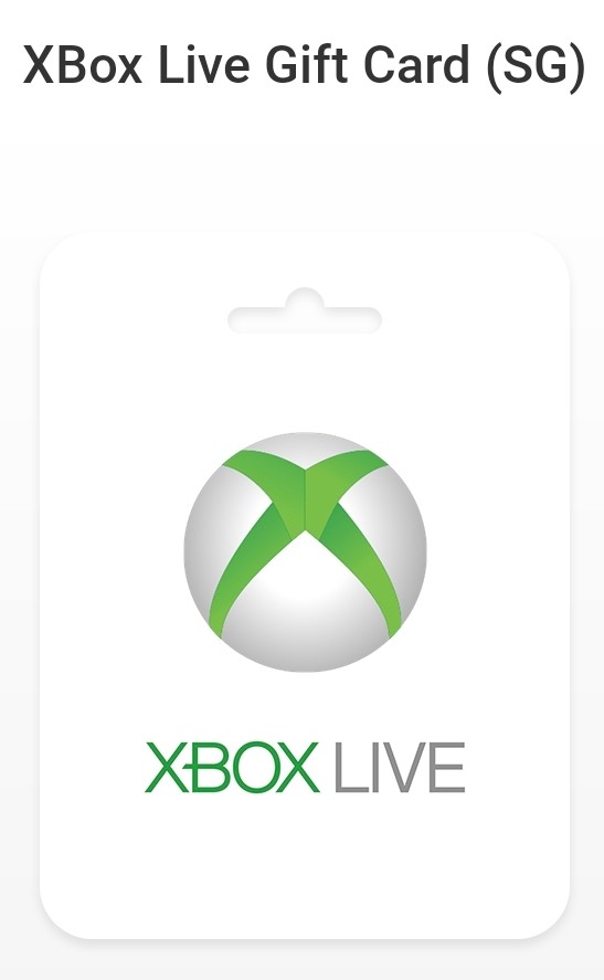 xbox live digital gift card