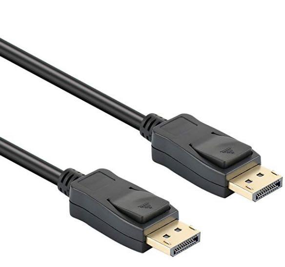 6 Feet HP 089G-187BAA500 Male to Male DisplayPort Cable