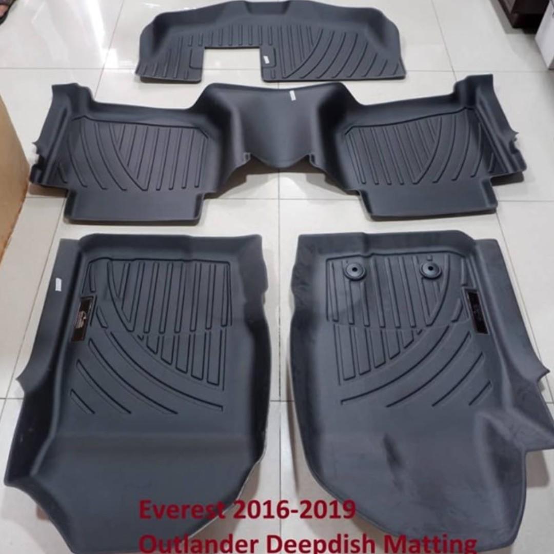 Everest 2016 2019 Deep Dish Matting Car Parts Accessories Upholstery Seatcovers And Other Interior Parts And Accessories On Carousell