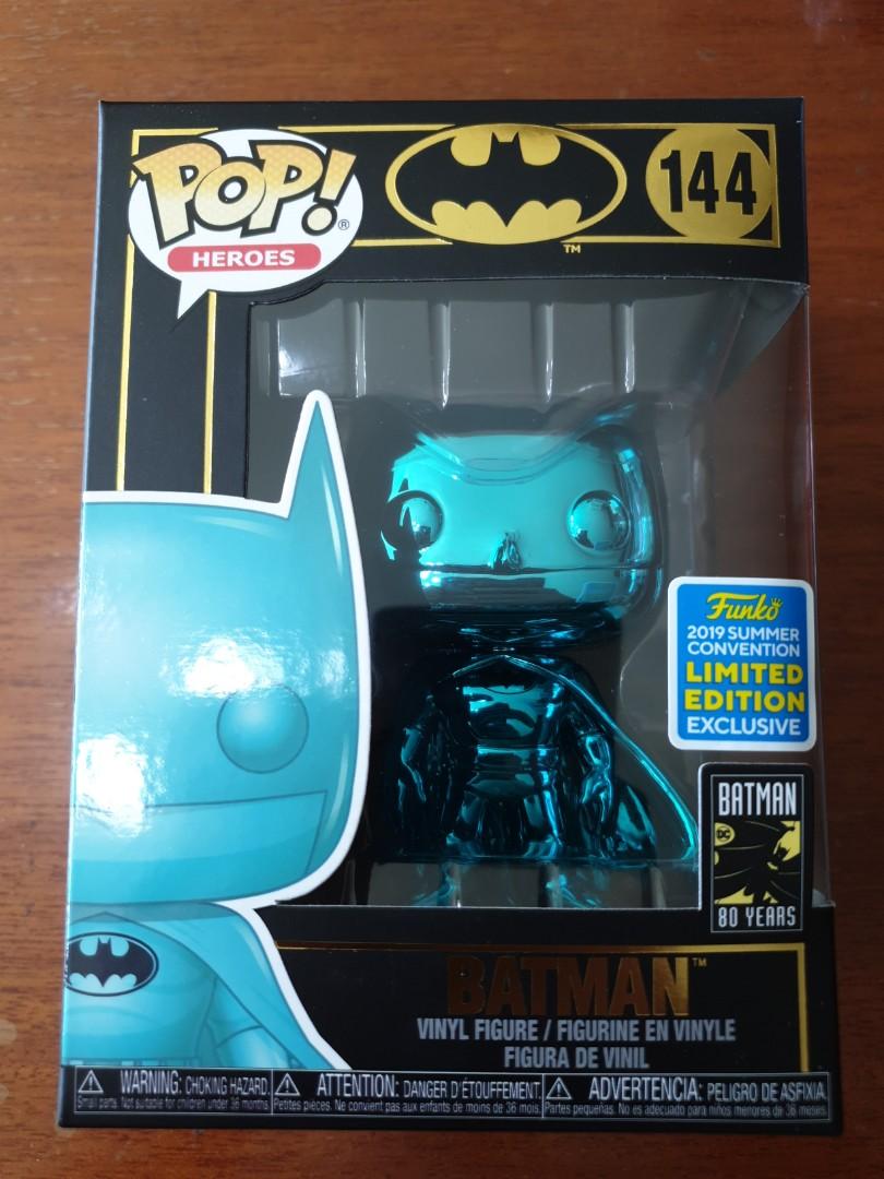 teal chrome batman pop