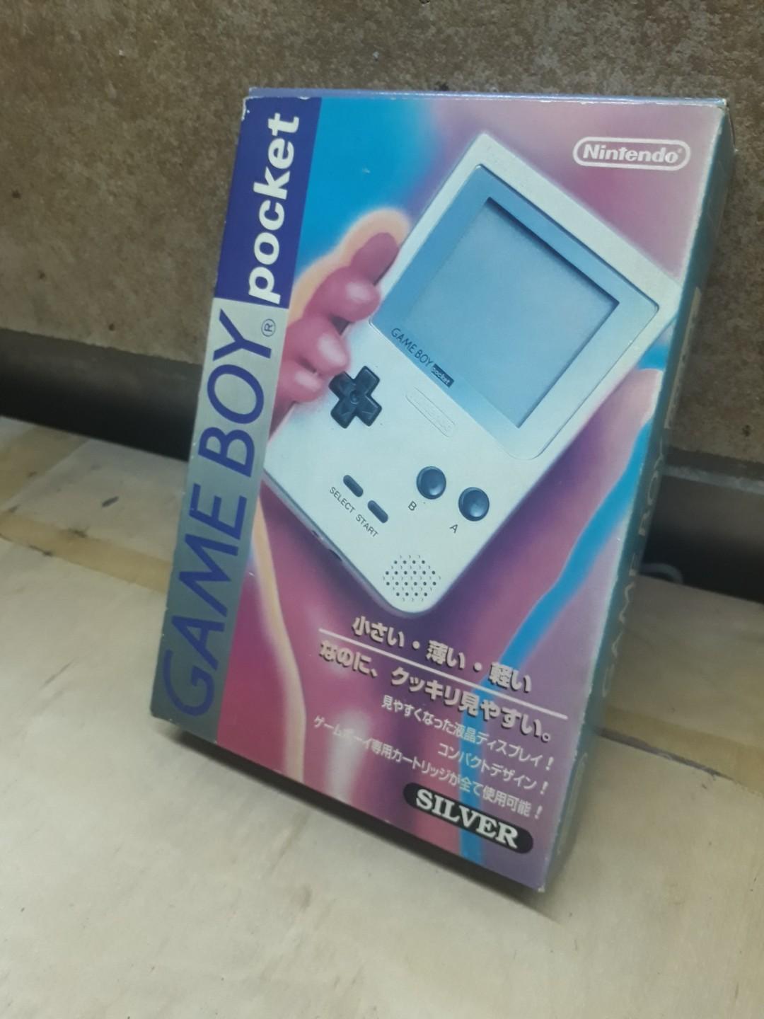 Gameboy Pocket Limited Edition Silver Complete Video Gaming