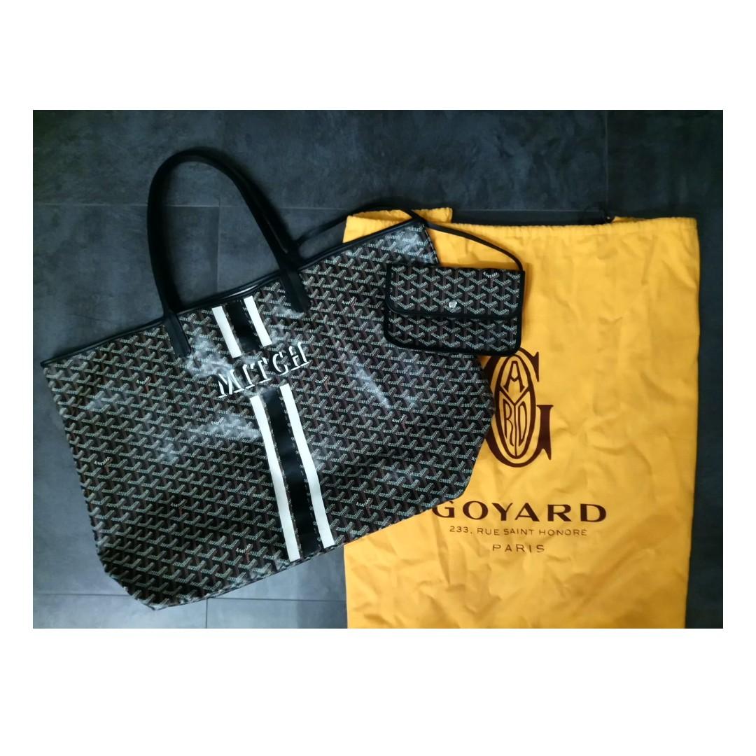 BN Goyard Artois MM Navy, Luxury, Bags & Wallets on Carousell