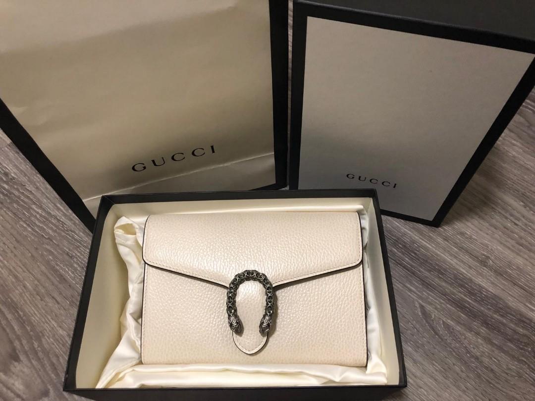 ufravigelige Kilde motor Gucci off white Dionysus WOC, Luxury, Bags & Wallets on Carousell