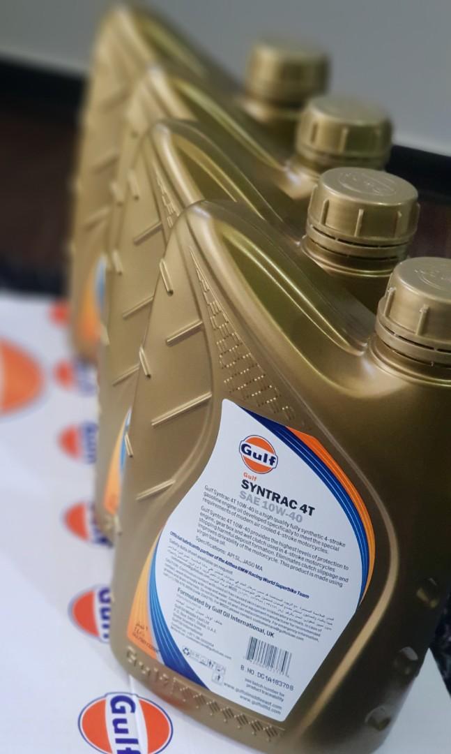 GULF FULLY SYNTHETIC Engine oil, Motorcycles, Motorcycle Accessories on